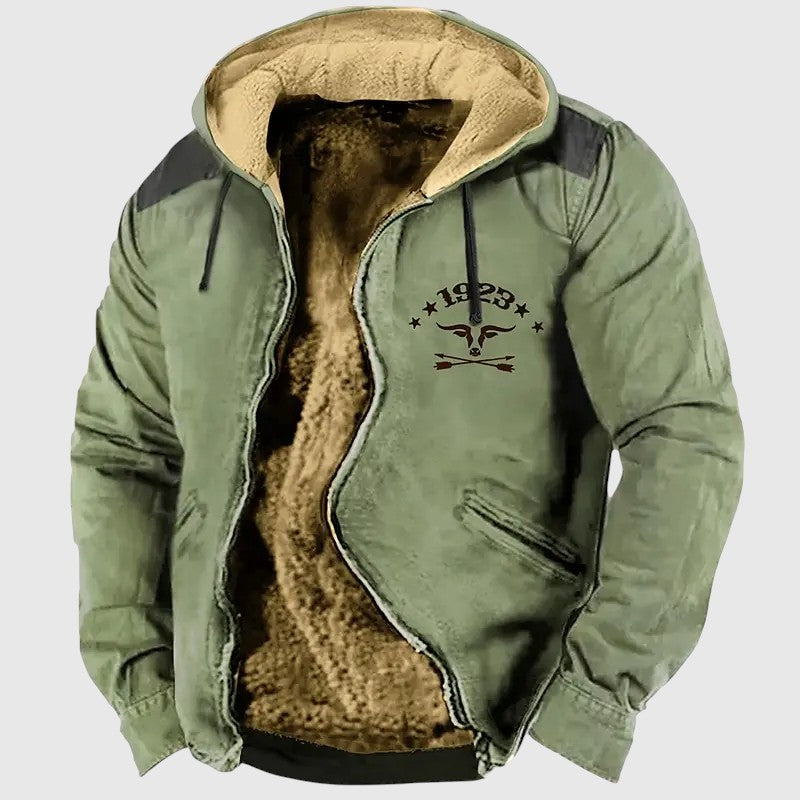 Martin - Kabát na každodenné nosenie s fleece podšívkou