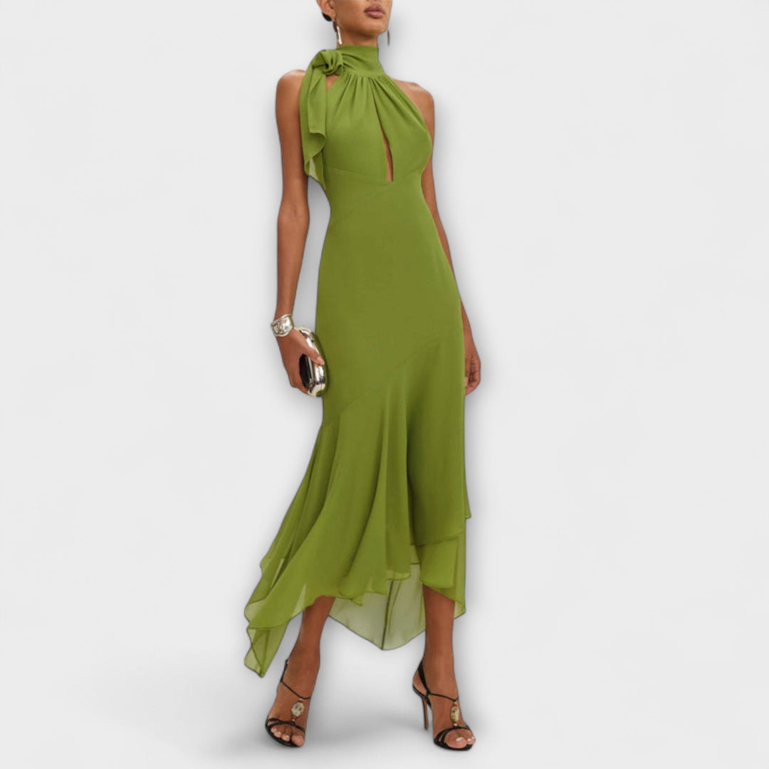 Elodie - Elegantné asymetrické maxi šaty