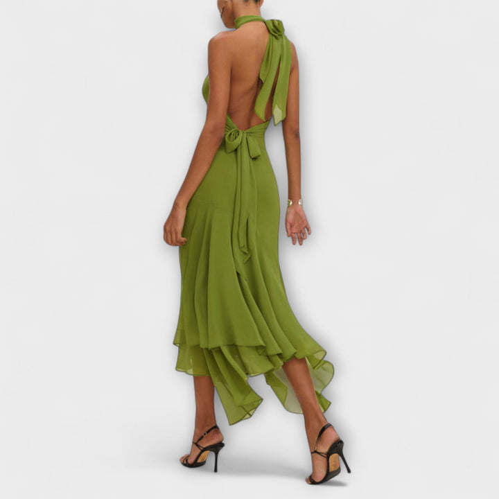 Elodie - Elegantné asymetrické maxi šaty