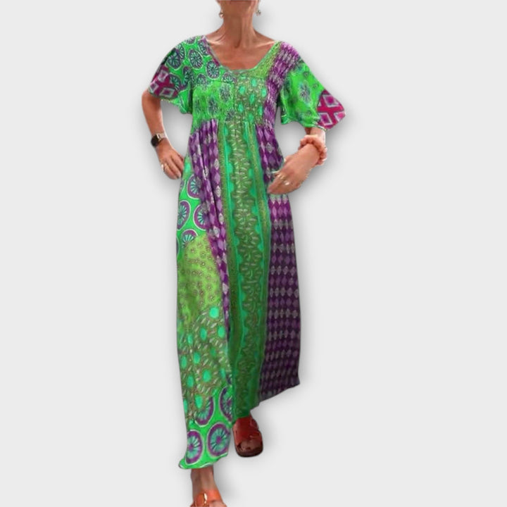 Melania - Vibrantné Boho šaty