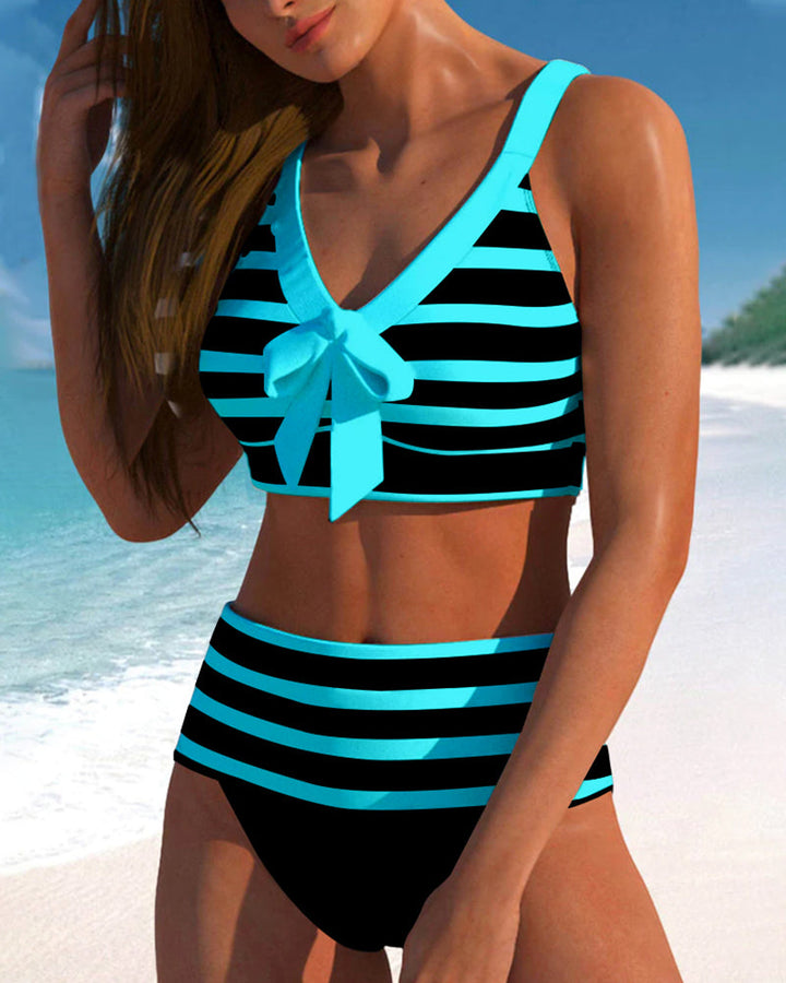 Lula - Vyšší pruhovaný bikini