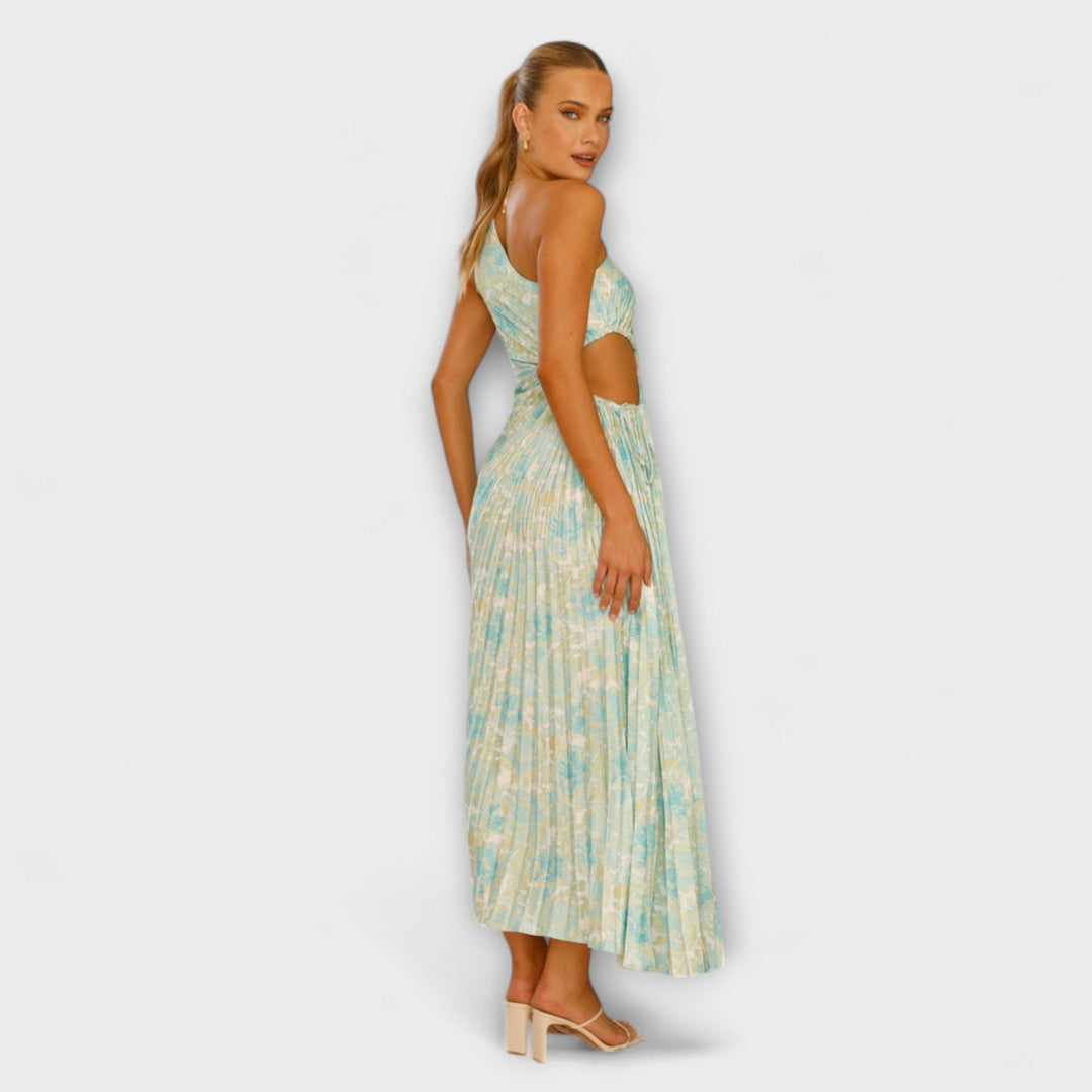Sienna - Elegantné Maxi Šaty s Výrezom