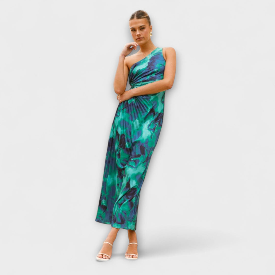 Sienna - Elegantné Maxi Šaty s Výrezom
