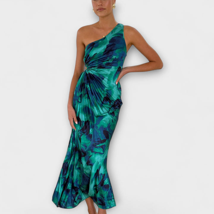 Sienna - Elegantné Maxi Šaty s Výrezom