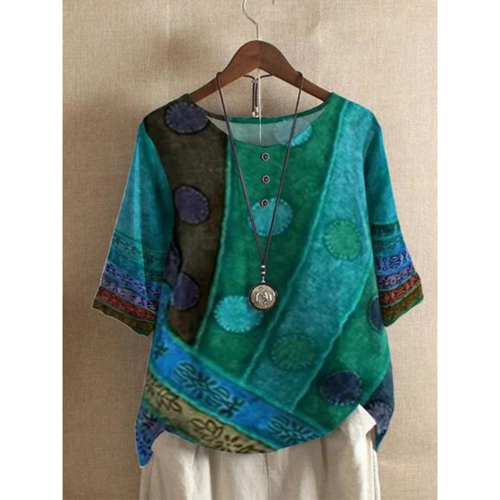 Valerie - Farebný boho top