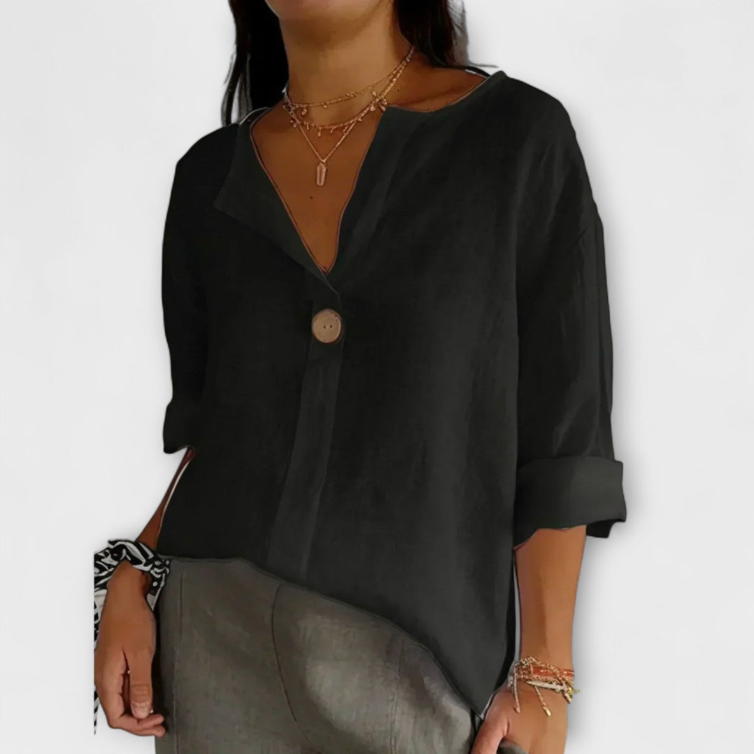 Nicole - Casual Plátenná Blúzka