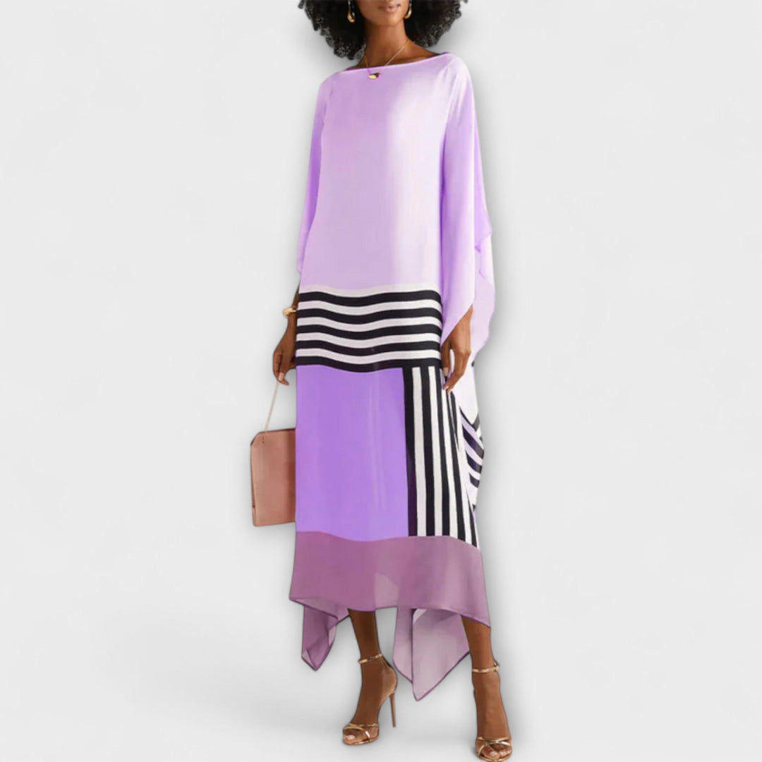 Elenora - Geometrický kaftan s voľným strihom