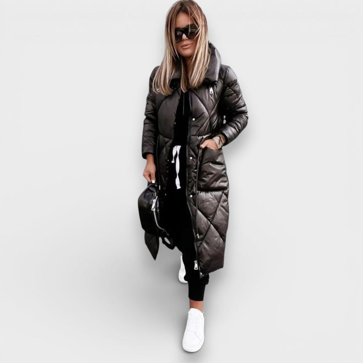 Monika - Prémiový dlhý páperový kabát