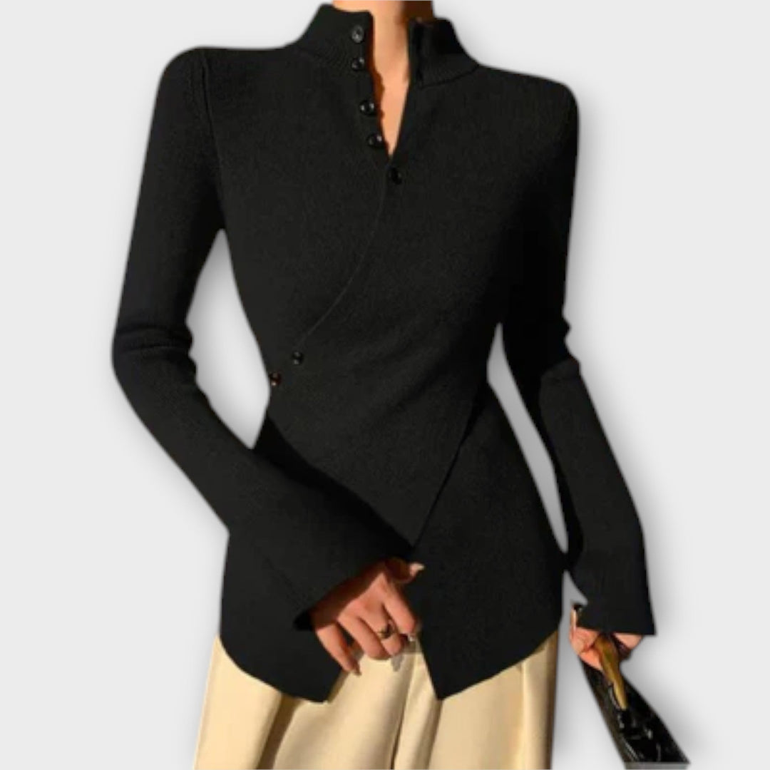 Michiko – Elegantný sveter z bavlneného jersey