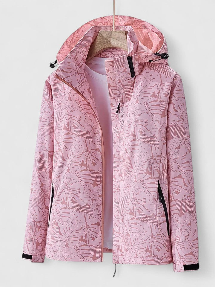 Tjaša – Elegantná vetrovka s botanickým vzorcom