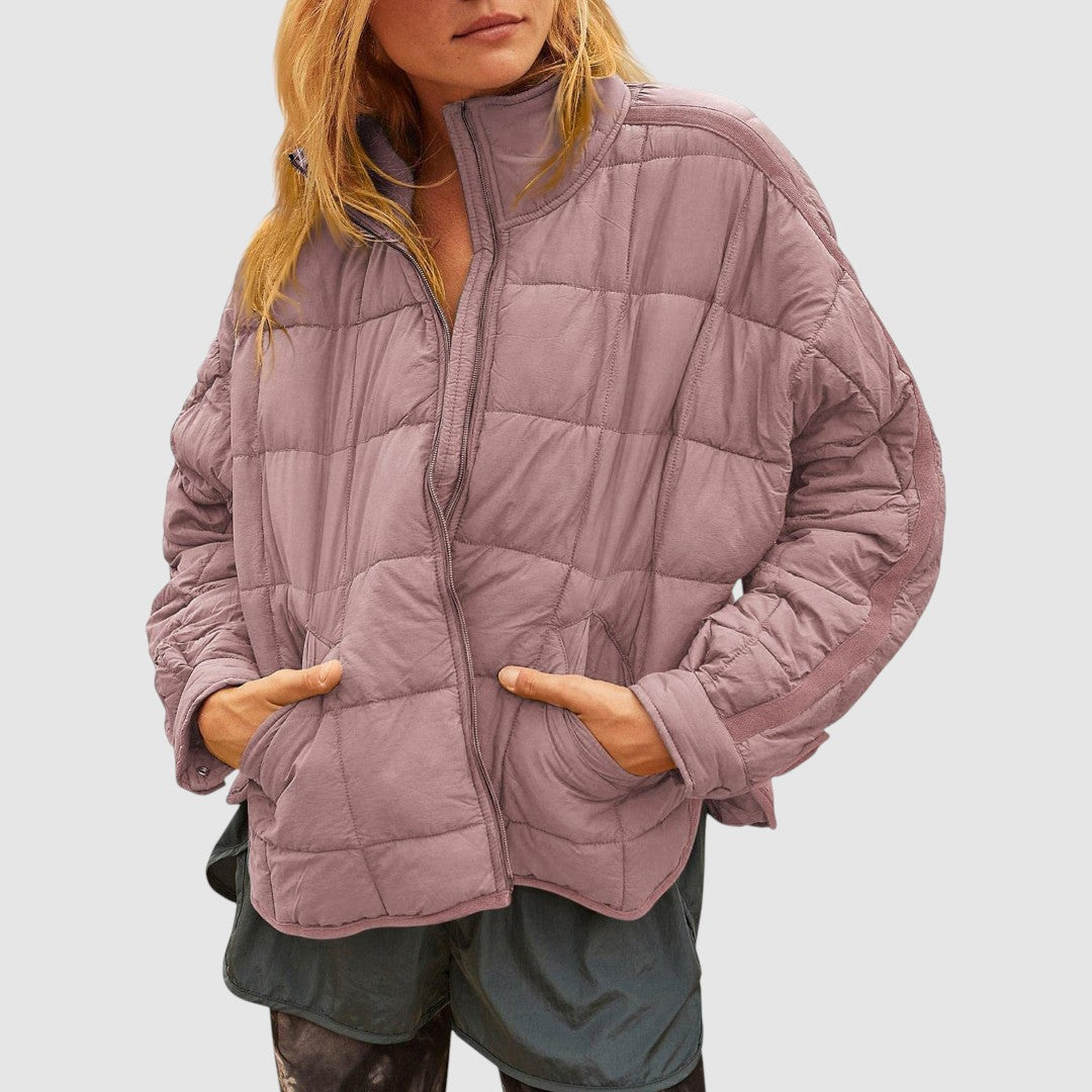 Gabriela - Ľahká kompaktná prešívaná bunda na zips