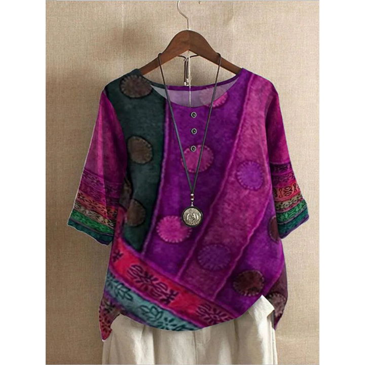 Valerie - Farebný boho top