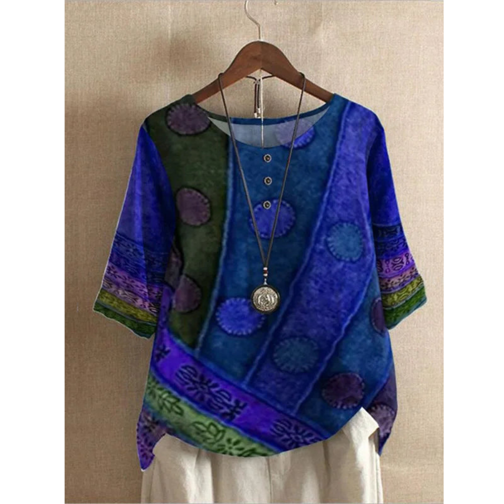 Valerie - Farebný boho top