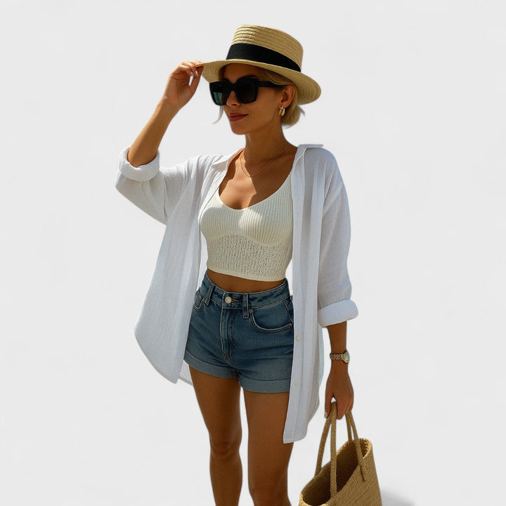Irena - Casual Blúzka v štýle Ibiza
