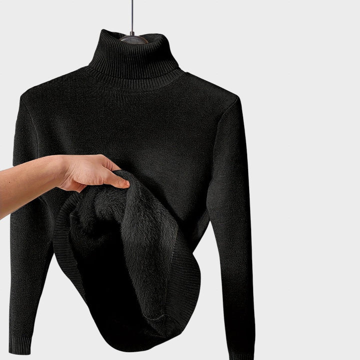 Kaja - Mäkký Sveter s Turtleneck Golierom