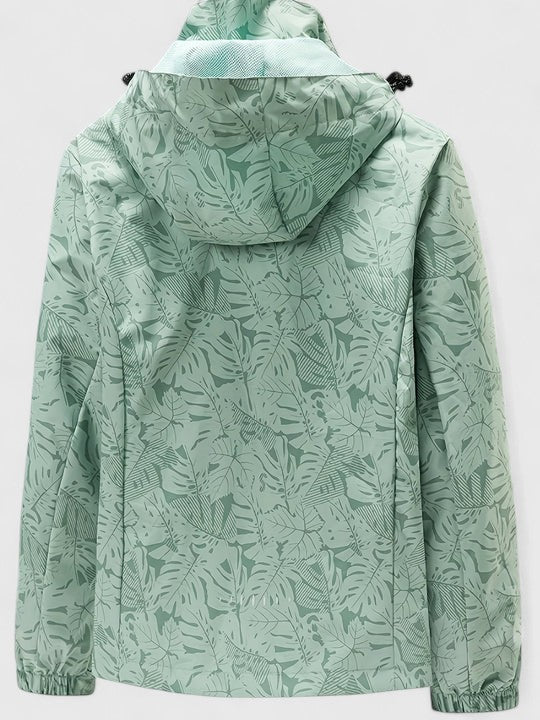 Tjaša – Elegantná vetrovka s botanickým vzorcom