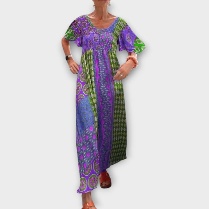 Melania - Vibrantné Boho šaty