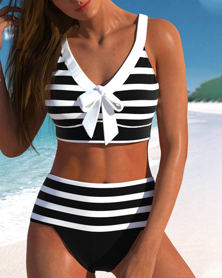 Lula - Vyšší pruhovaný bikini