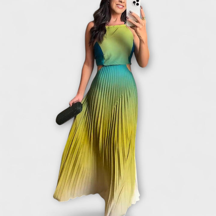 Haven - Štýlové Maxi Oblečenie bez Rukávov s Tie-Dye