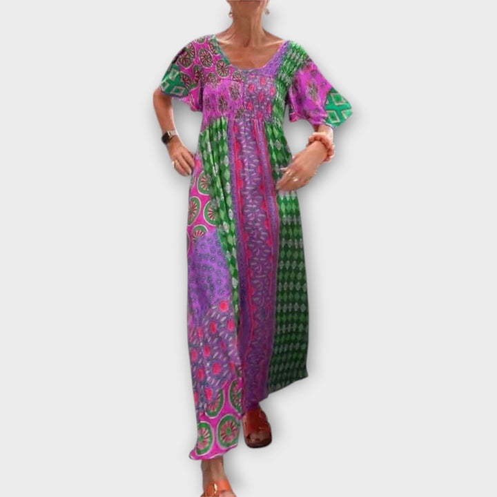 Melania - Vibrantné Boho šaty