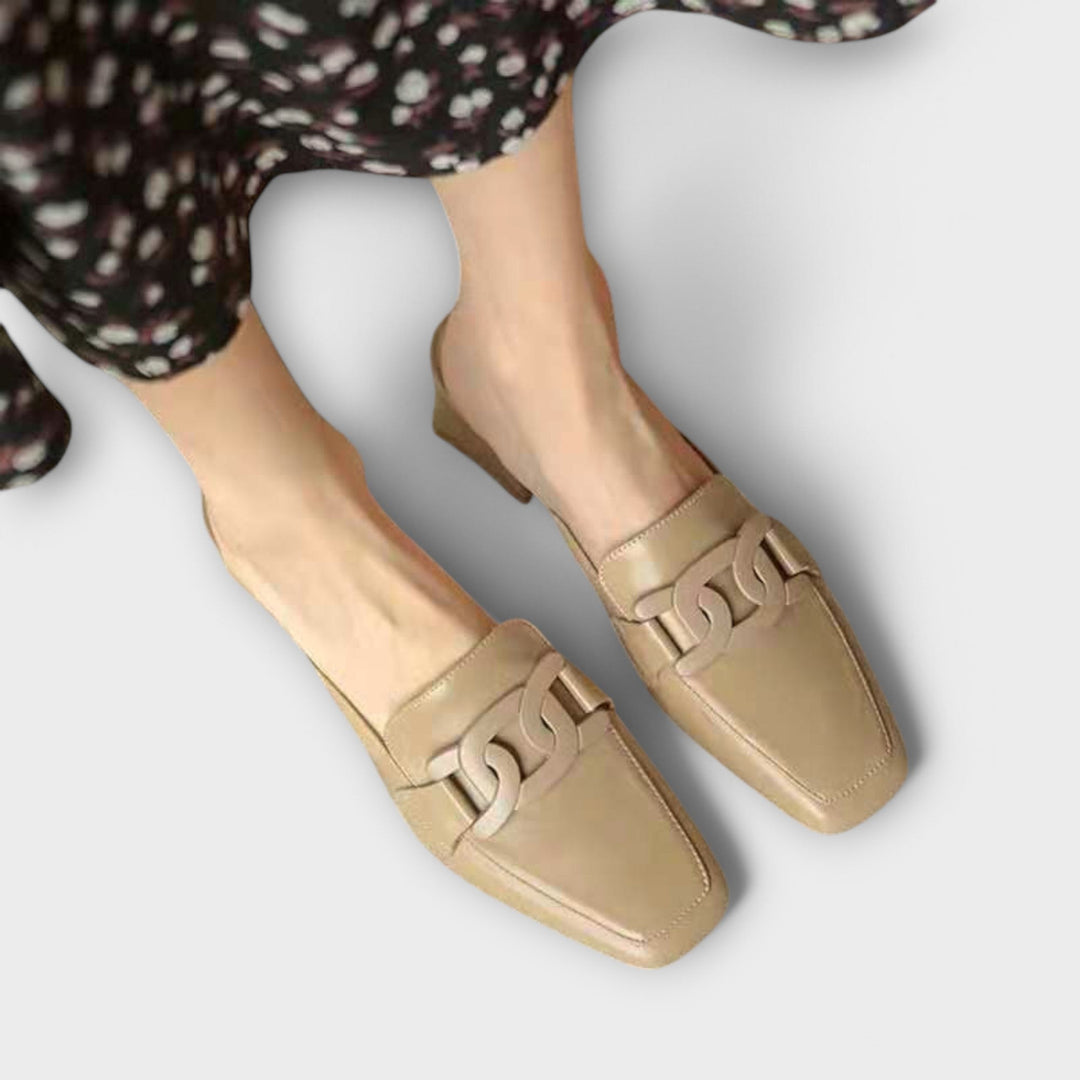 Monika – Elegantné dámske mokasíny na päte
