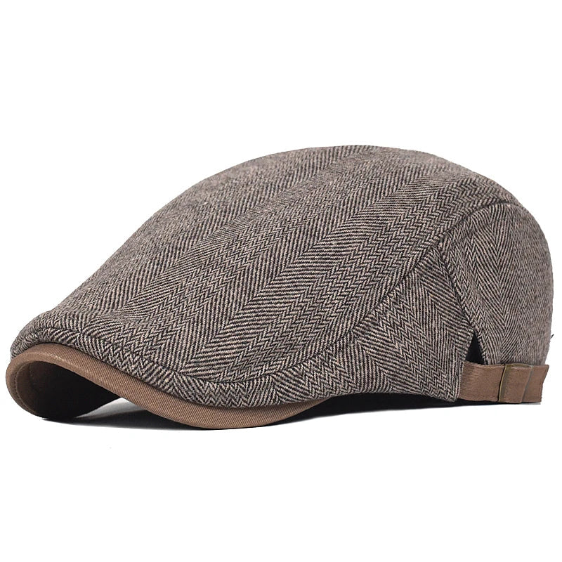 Martin & Lucia | Moderná Pánska Čiapka s Rybou Kostrou