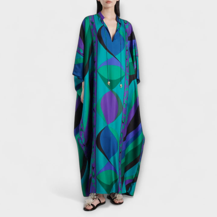 Harper - Vibrantný Psychadelický Kaftan