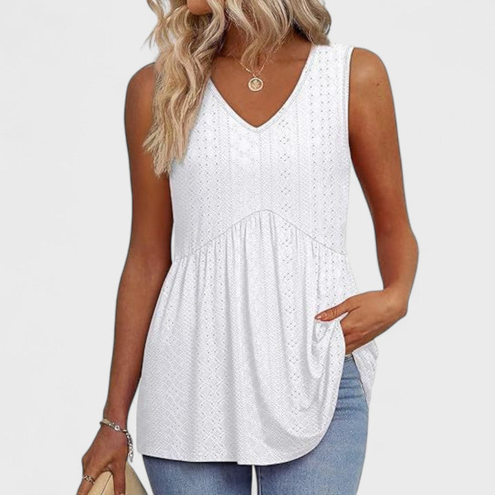 Elenor - Elegantná Casual Dňová Tričko