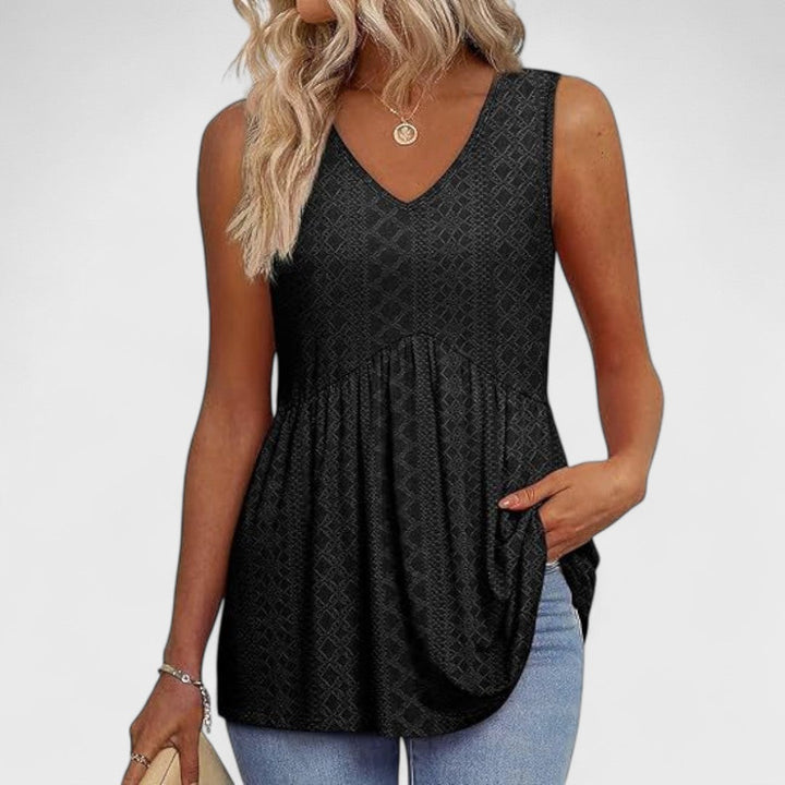 Elenor - Elegantná Casual Dňová Tričko