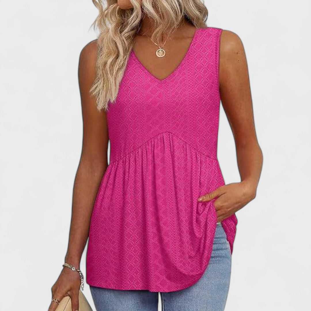 Elenor - Elegantná Casual Dňová Tričko