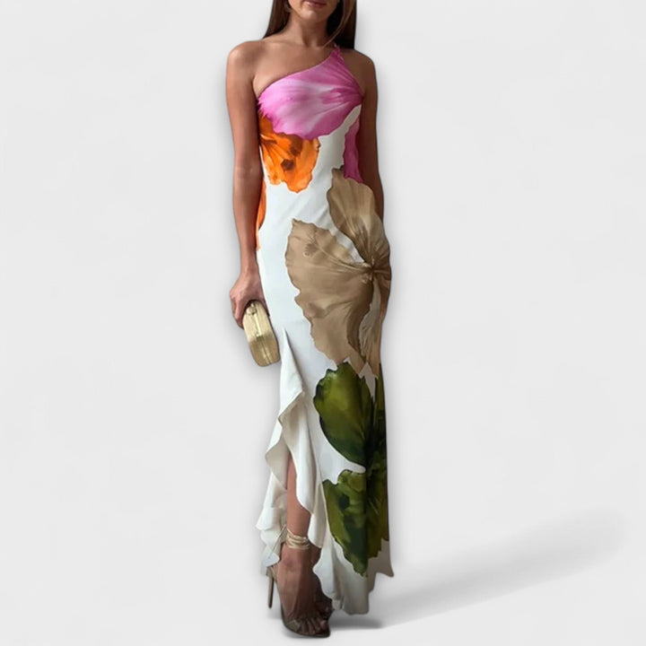 Sapphire - Elegantné Maxi Oblečenie s Patchworkom