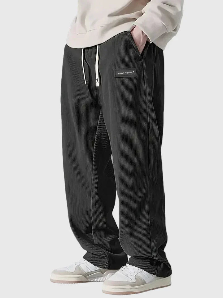 Pohodlné Semišové Zamatové Nohavice