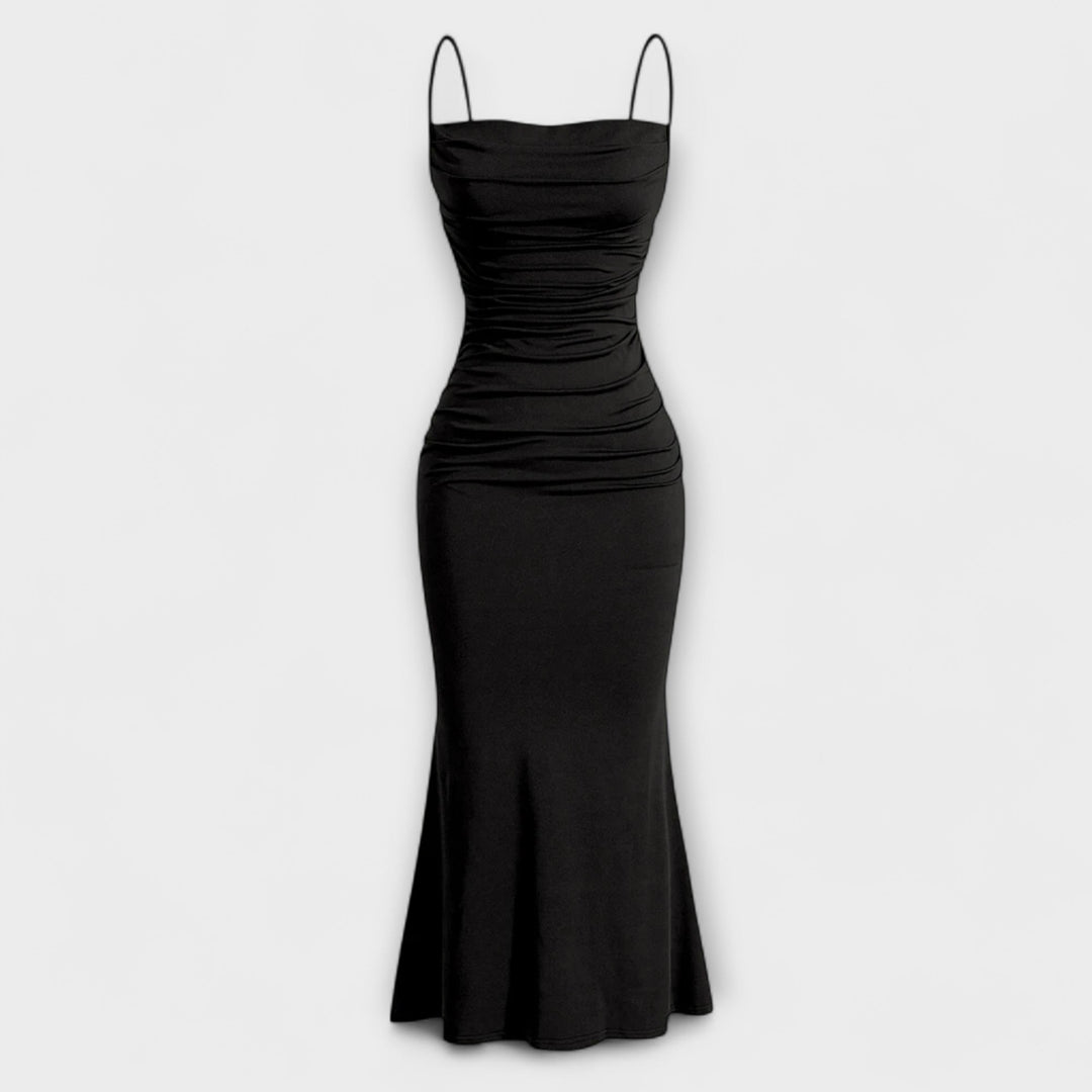 Mia Muse - Elegantné Maxi Poriadkové Šaty