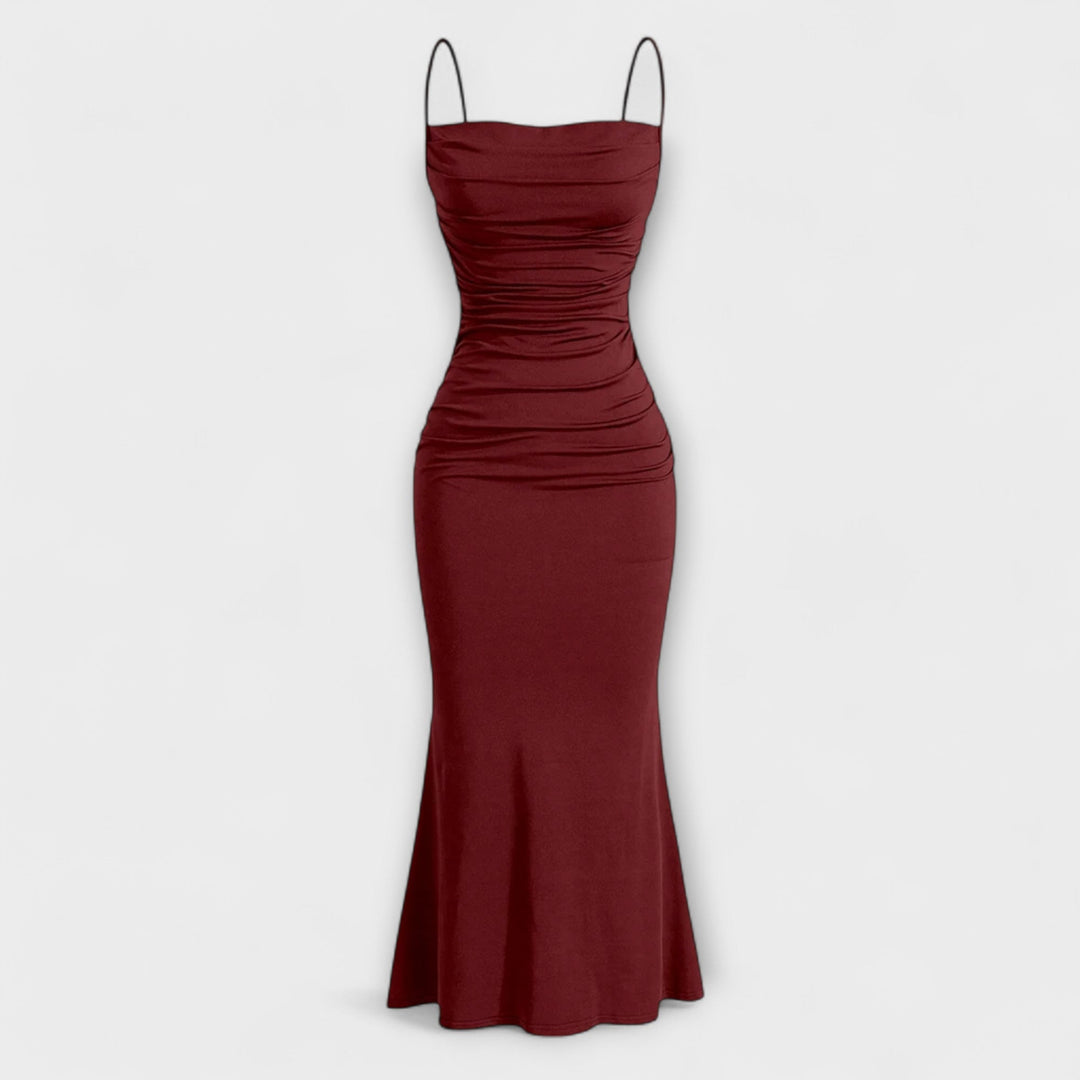 Mia Muse - Elegantné Maxi Poriadkové Šaty