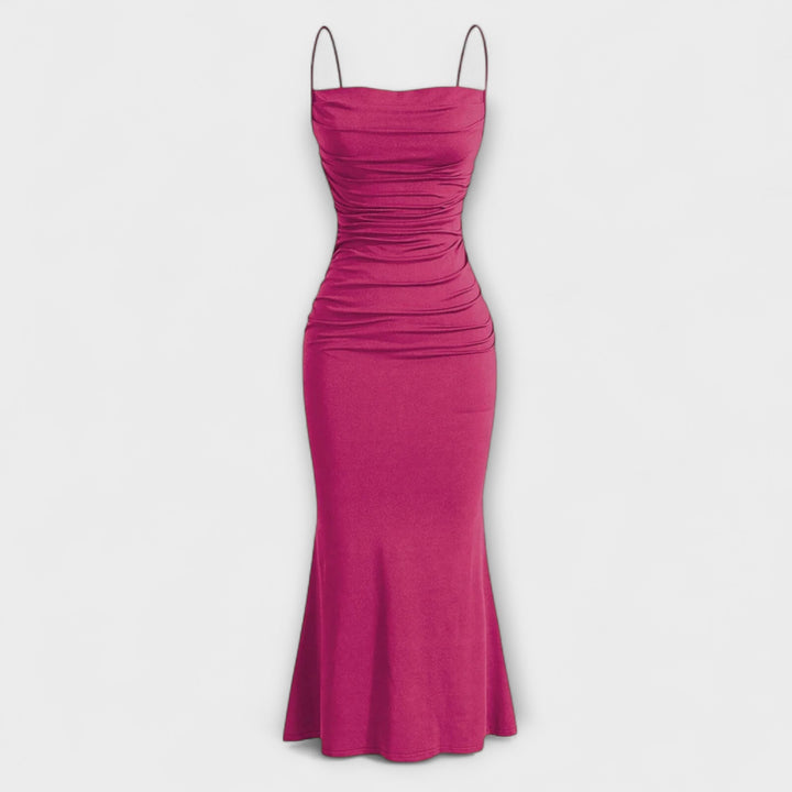 Mia Muse - Elegantné Maxi Poriadkové Šaty