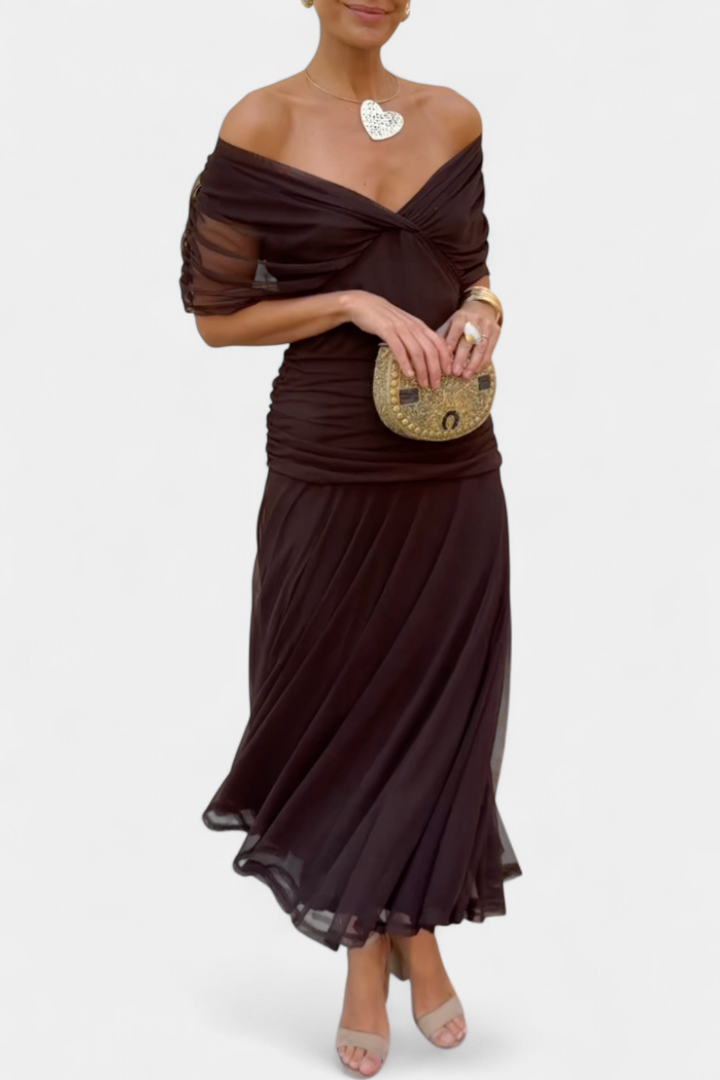 Eryzziah – Elegantné šaty s kvetinovým potlačou