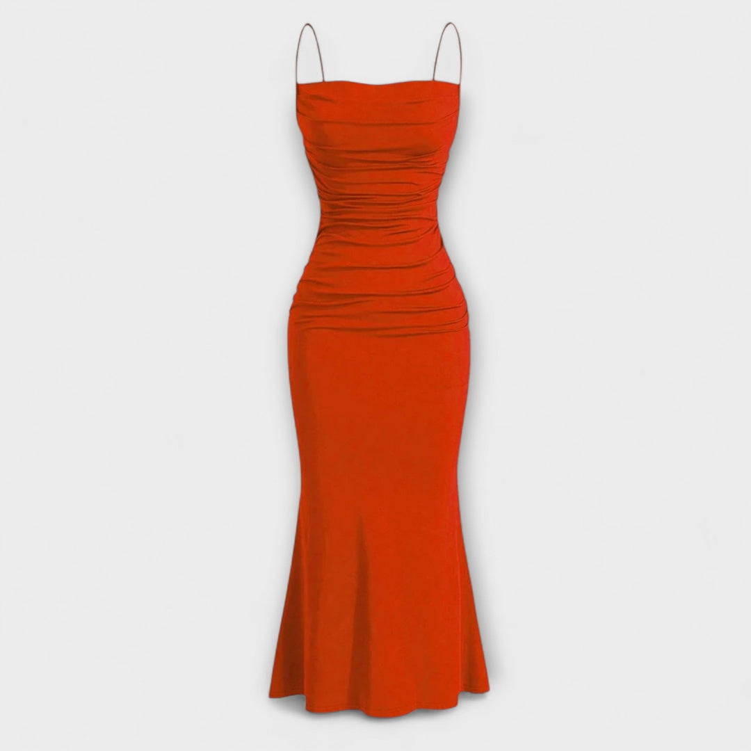 Mia Muse - Elegantné Maxi Poriadkové Šaty