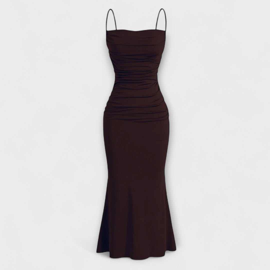Mia Muse - Elegantné Maxi Poriadkové Šaty