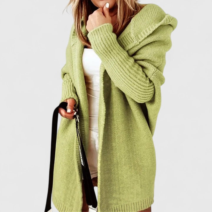Daniela – Dlhý cardigan s kapucňou