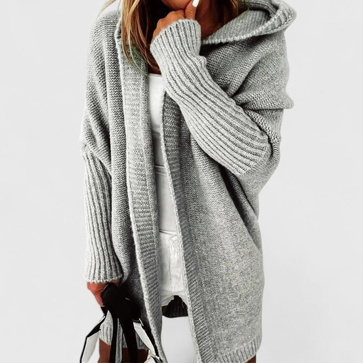 Daniela – Dlhý cardigan s kapucňou
