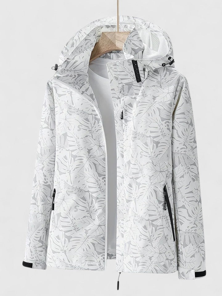 Tjaša – Elegantná vetrovka s botanickým vzorcom