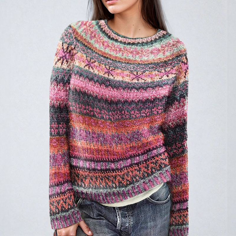 Anna | Klasický Fair Isle pulóver