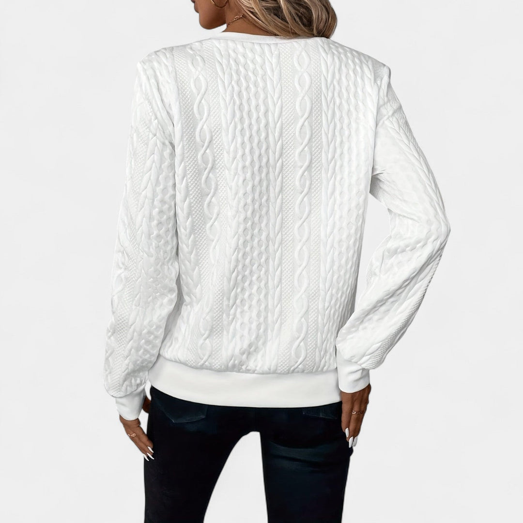 Kaja – Pullover so zadrgo pre modernejši vzhľad