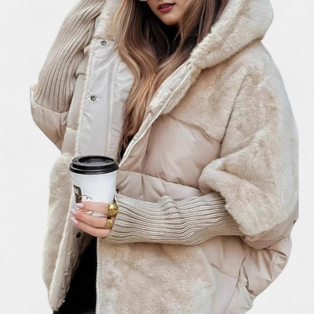 Sara – Elegantná zimná puhovka s kapucňou