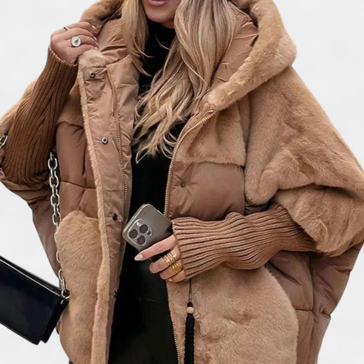 Sara – Elegantná zimná puhovka s kapucňou