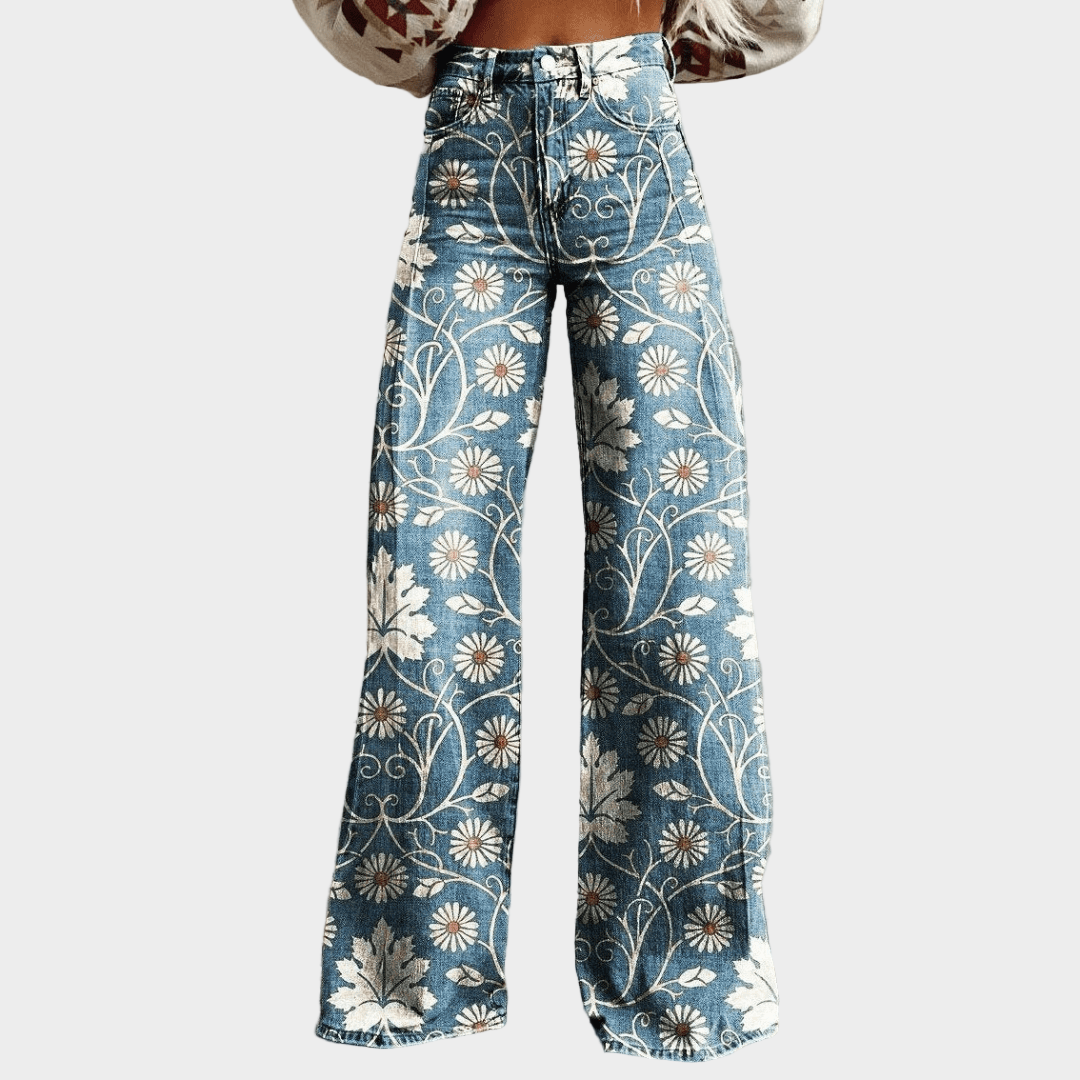 Tereza - Vintage boho nohavice