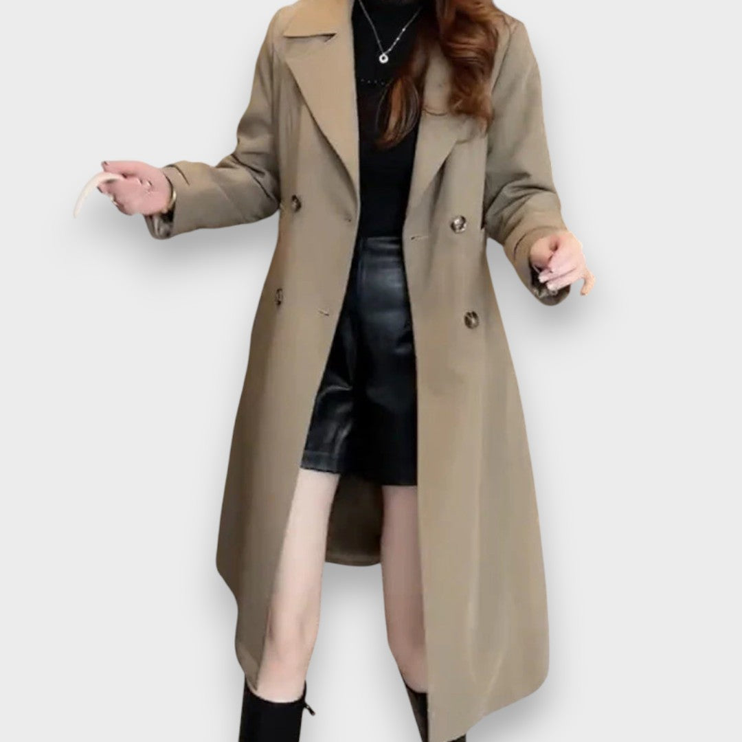 Barbara - Elegantný Trenč Plašť