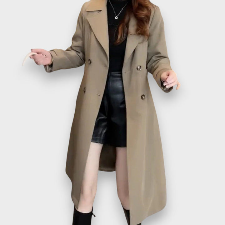 Barbara - Elegantný Trenč Plašť