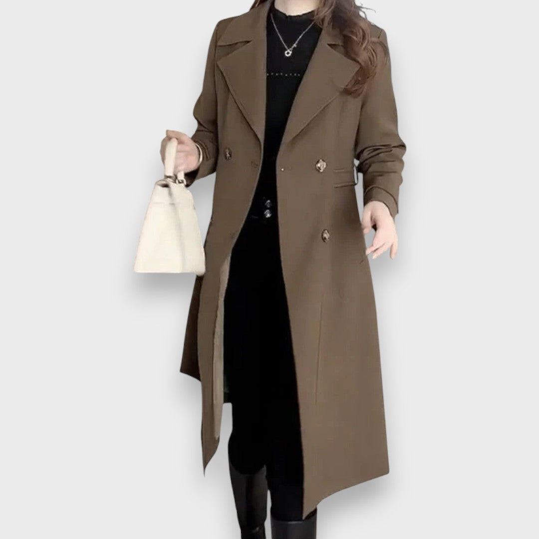 Barbara - Elegantný Trenč Plašť