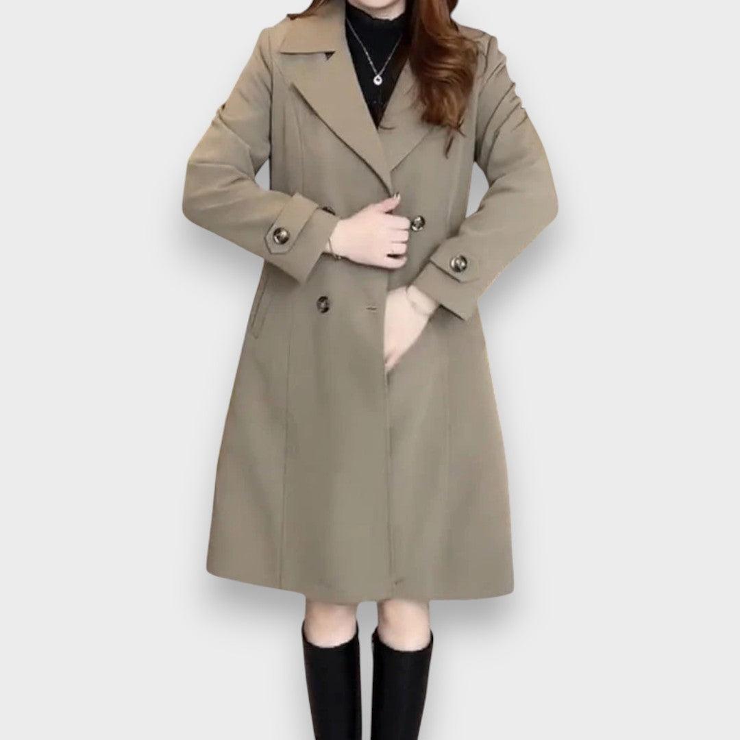 Barbara - Elegantný Trenč Plašť